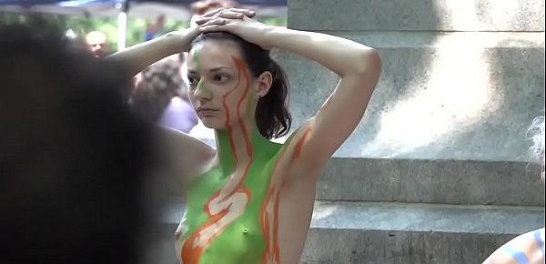  BODY PAINTING NYC ARTISTS-ANDY GOLUB AND COMPANY